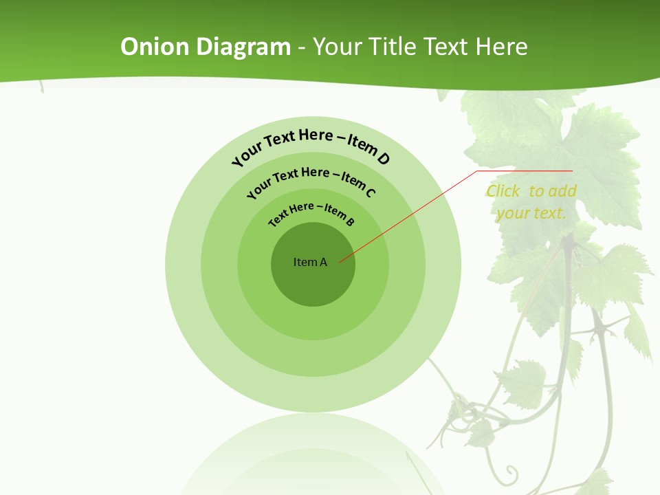 Framing Pastoral Plant PowerPoint Template