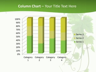 Framing Pastoral Plant PowerPoint Template