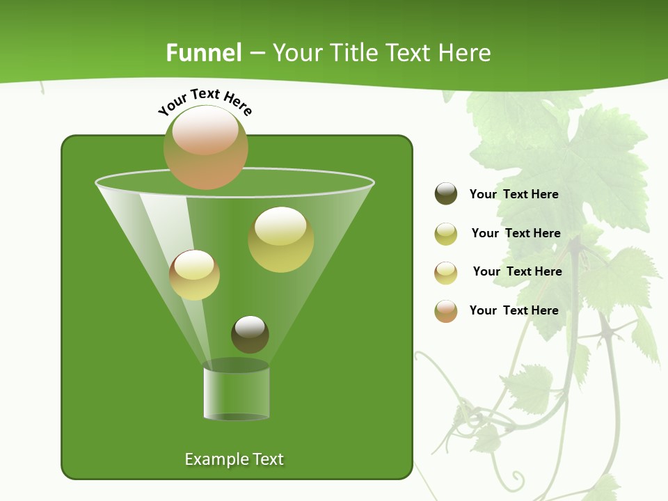 Framing Pastoral Plant PowerPoint Template