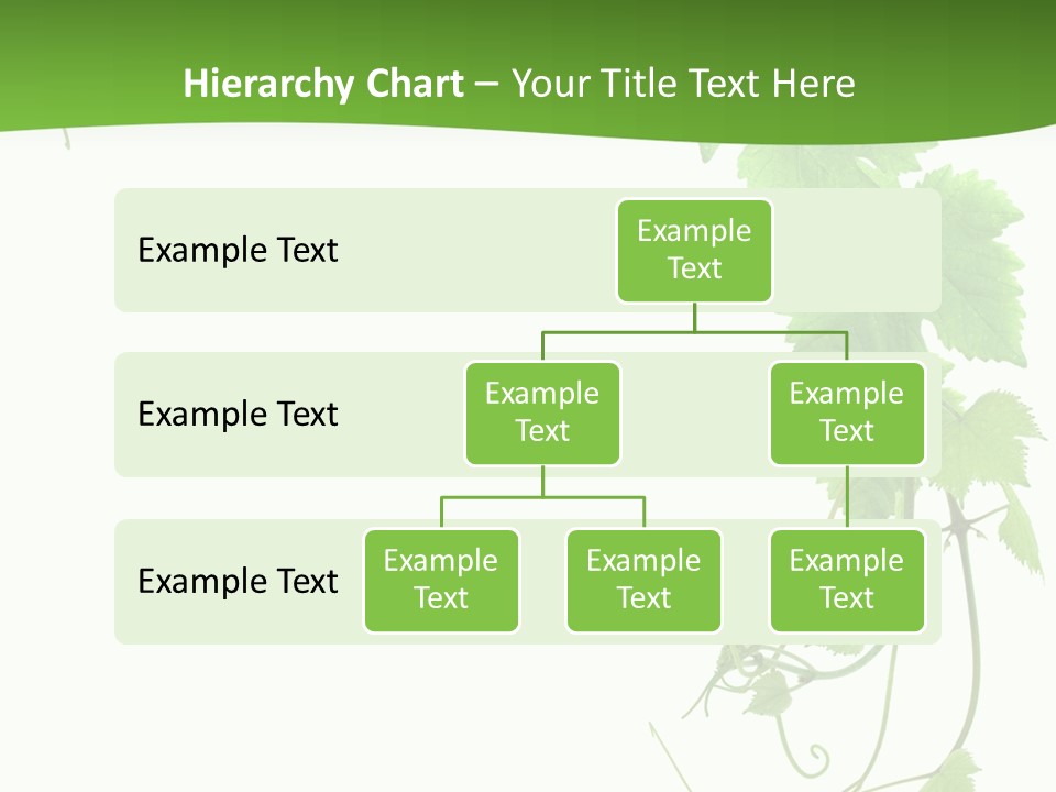 Framing Pastoral Plant PowerPoint Template