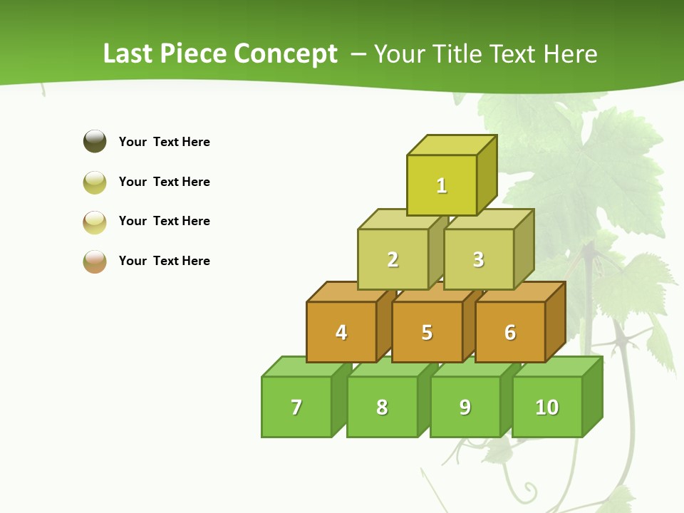Framing Pastoral Plant PowerPoint Template