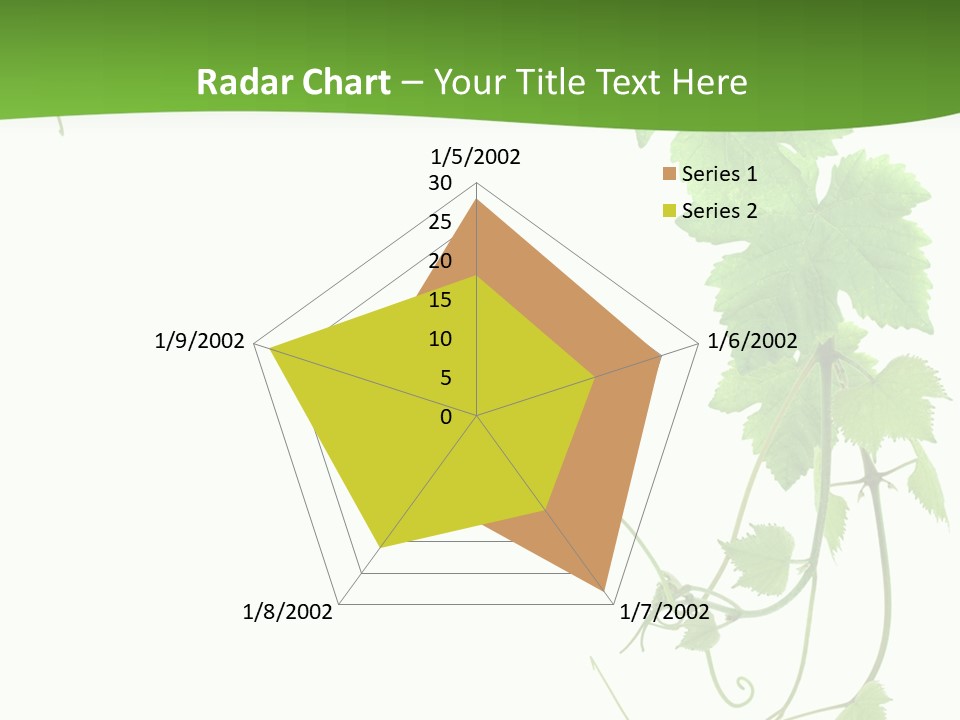 Framing Pastoral Plant PowerPoint Template