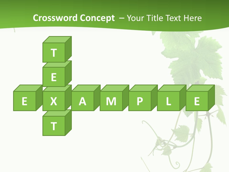 Framing Pastoral Plant PowerPoint Template