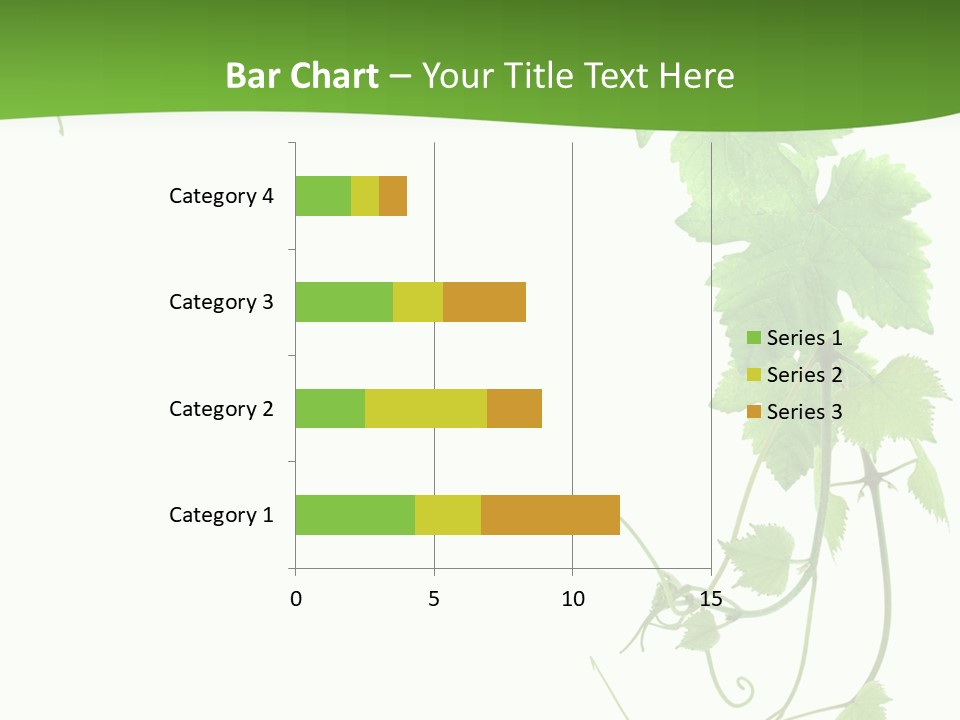Framing Pastoral Plant PowerPoint Template