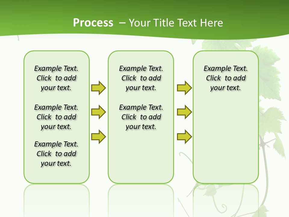 Framing Pastoral Plant PowerPoint Template