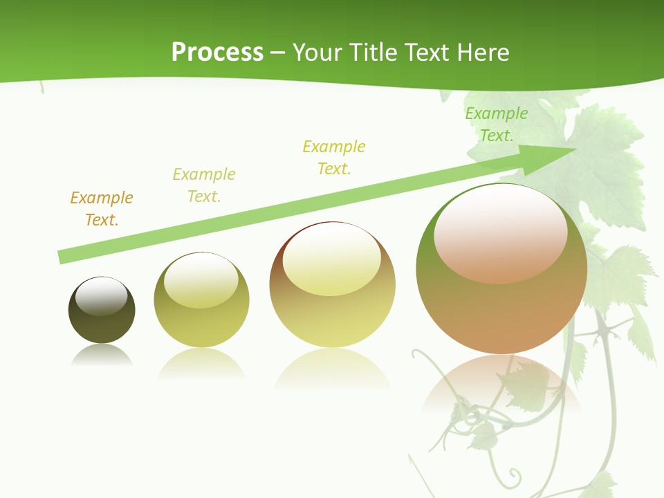 Framing Pastoral Plant PowerPoint Template