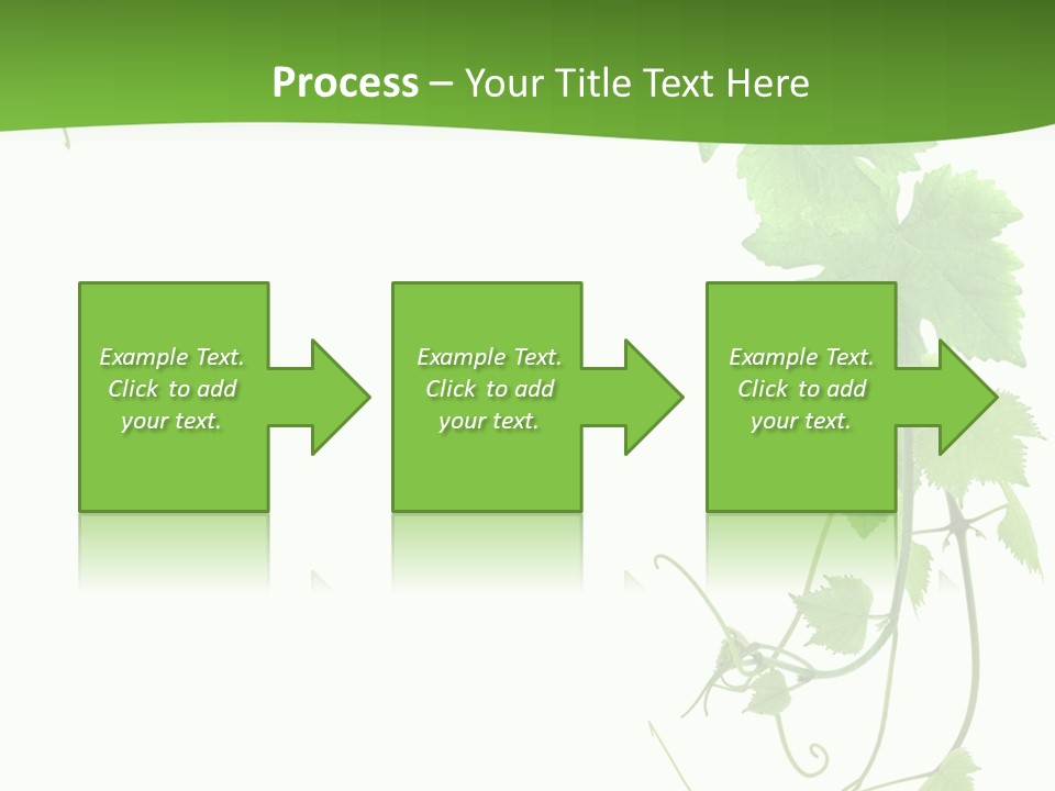 Framing Pastoral Plant PowerPoint Template