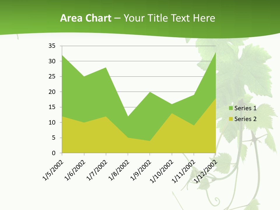 Framing Pastoral Plant PowerPoint Template