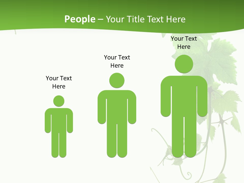 Framing Pastoral Plant PowerPoint Template