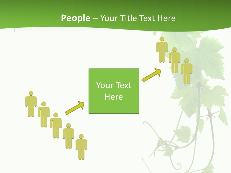 Framing Pastoral Plant PowerPoint Template