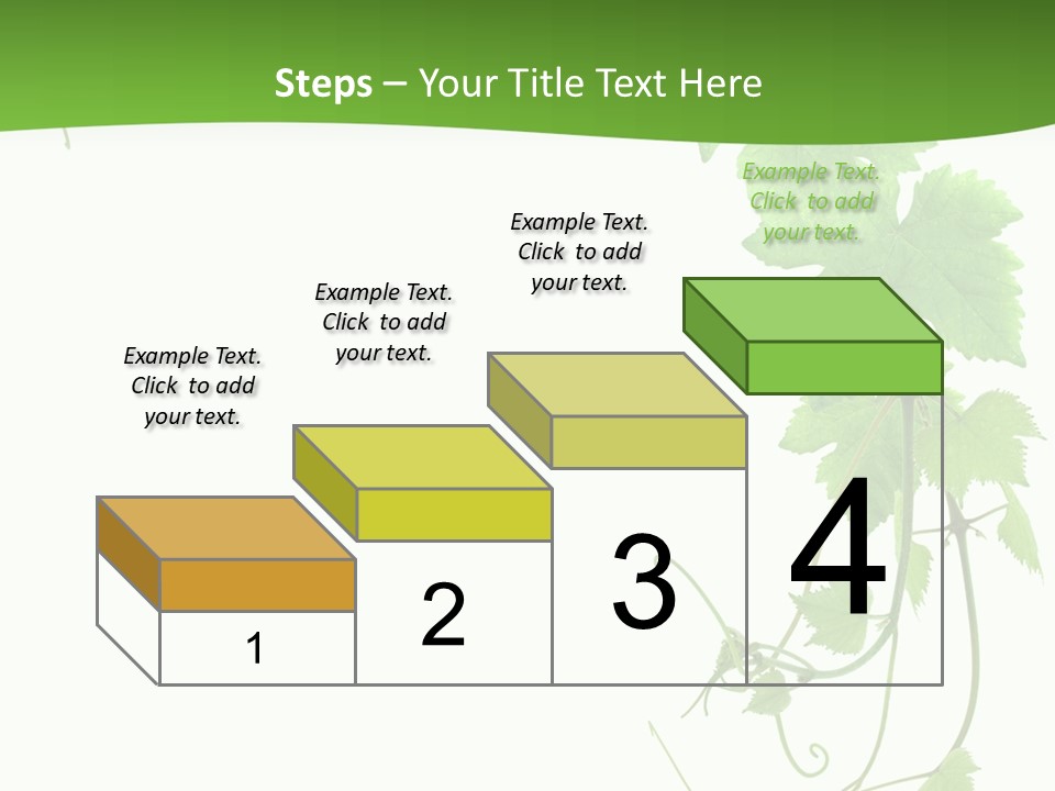 Framing Pastoral Plant PowerPoint Template