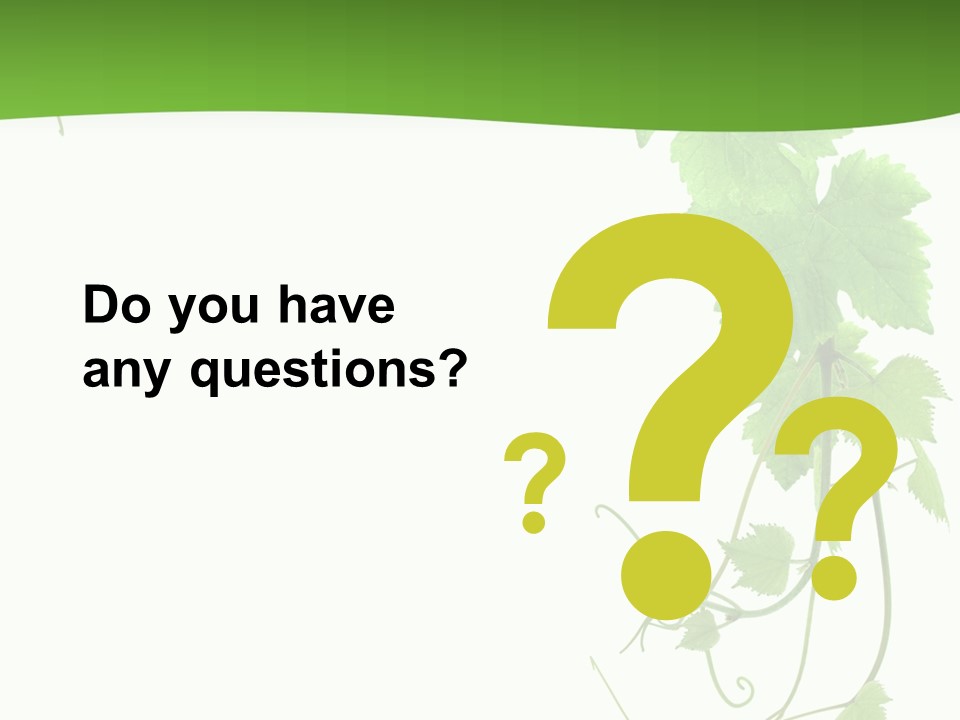 Framing Pastoral Plant PowerPoint Template