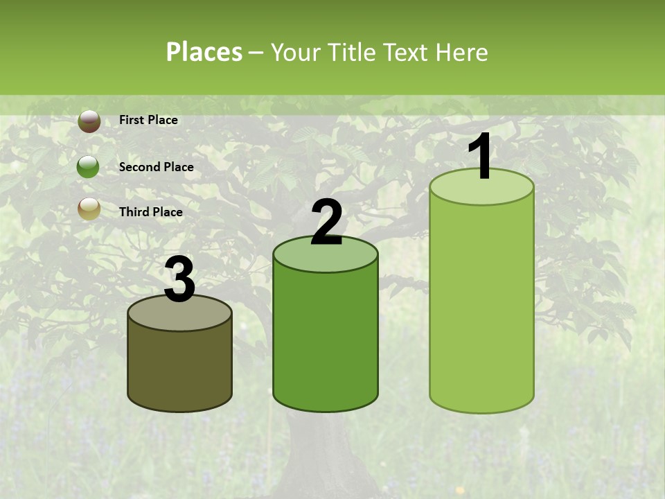 Tree Buddhism Meadow PowerPoint Template