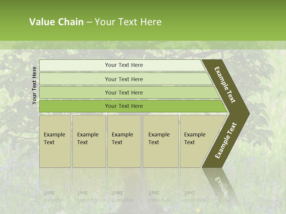 Tree Buddhism Meadow PowerPoint Template