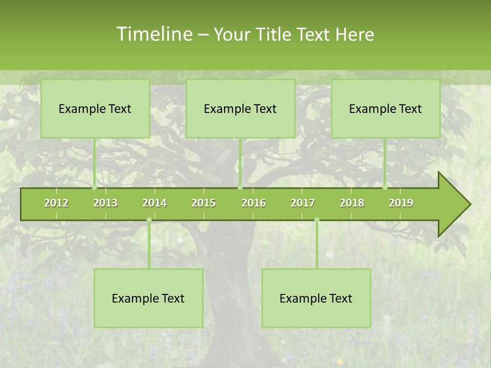 Tree Buddhism Meadow PowerPoint Template