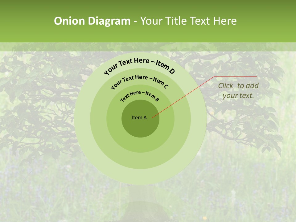 Tree Buddhism Meadow PowerPoint Template