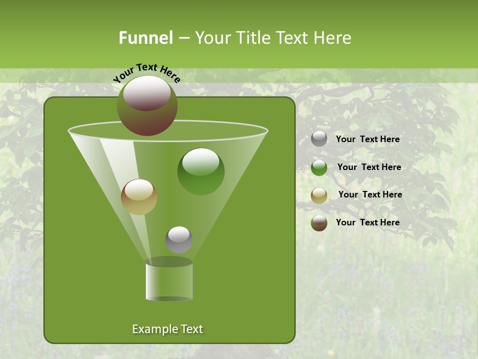 Tree Buddhism Meadow PowerPoint Template