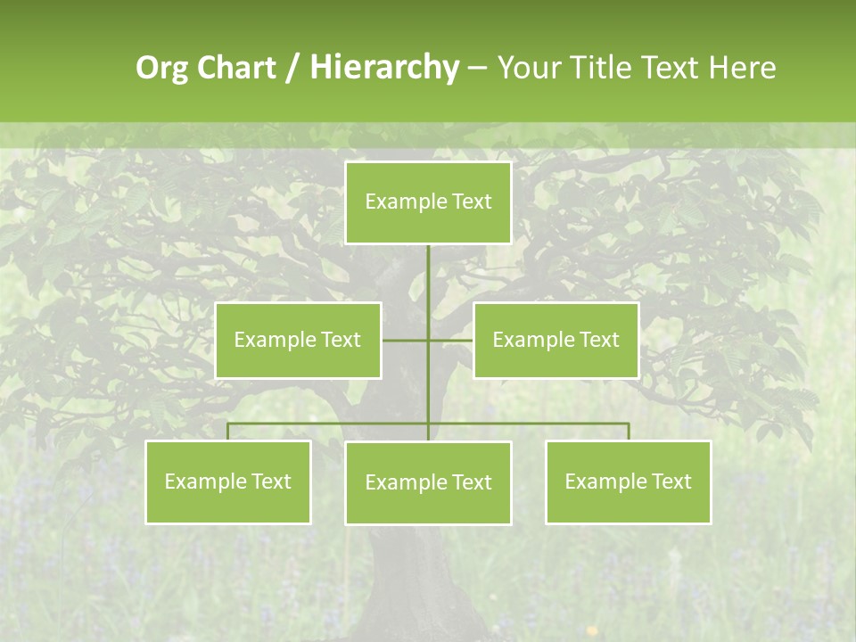 Tree Buddhism Meadow PowerPoint Template