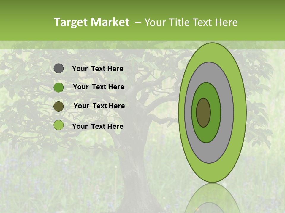 Tree Buddhism Meadow PowerPoint Template