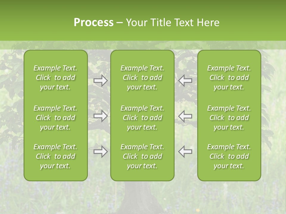 Tree Buddhism Meadow PowerPoint Template