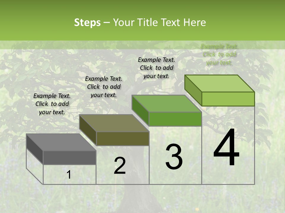 Tree Buddhism Meadow PowerPoint Template