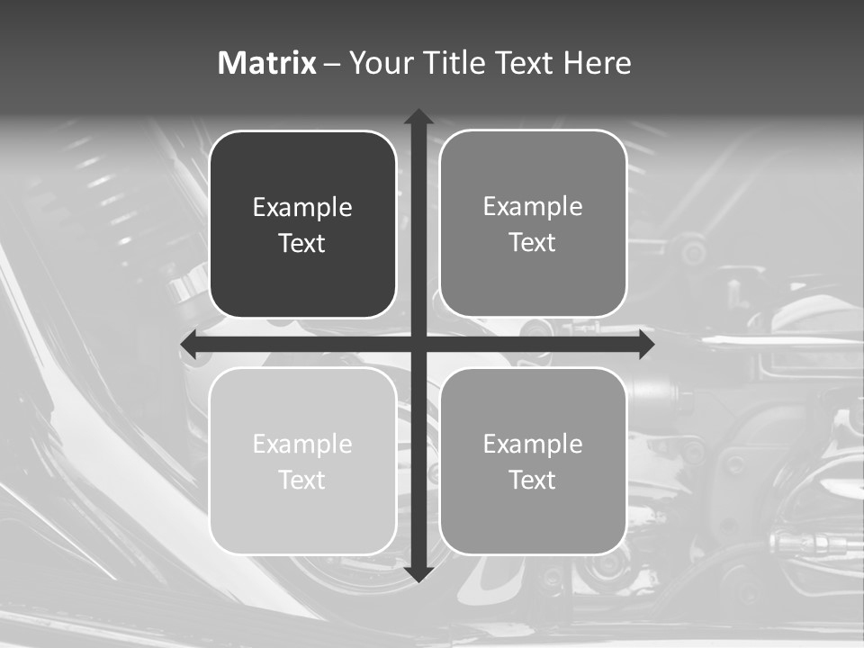 Detail Road Engine PowerPoint Template