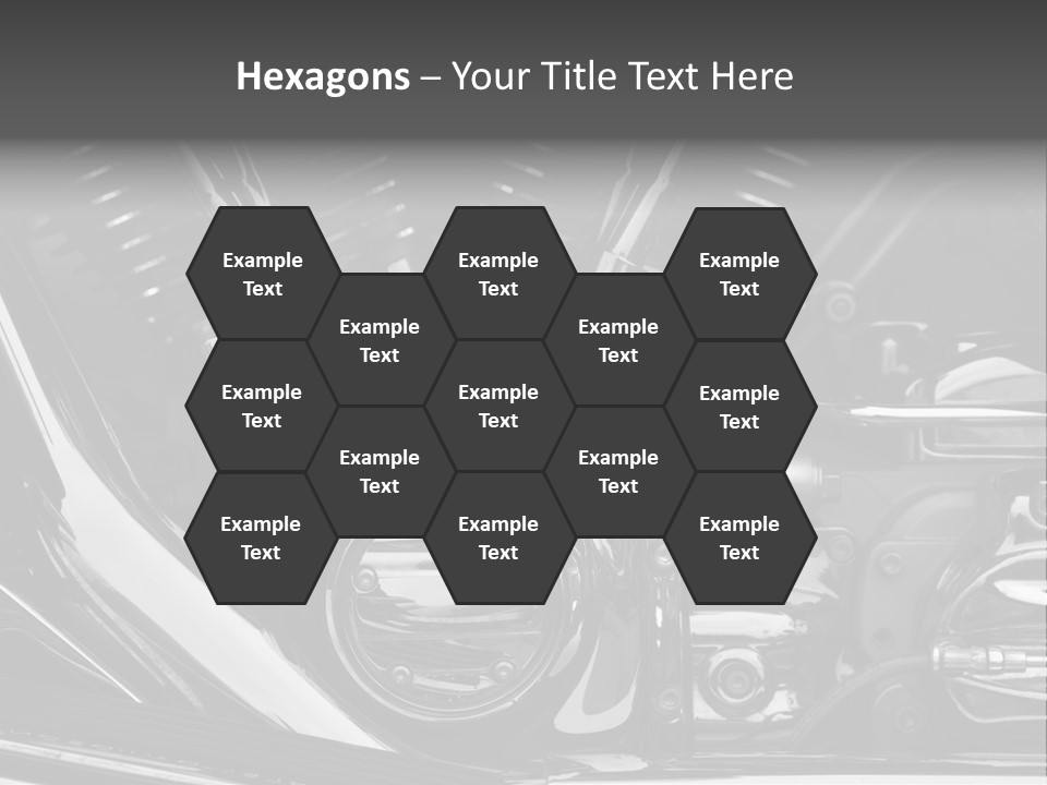 Detail Road Engine PowerPoint Template