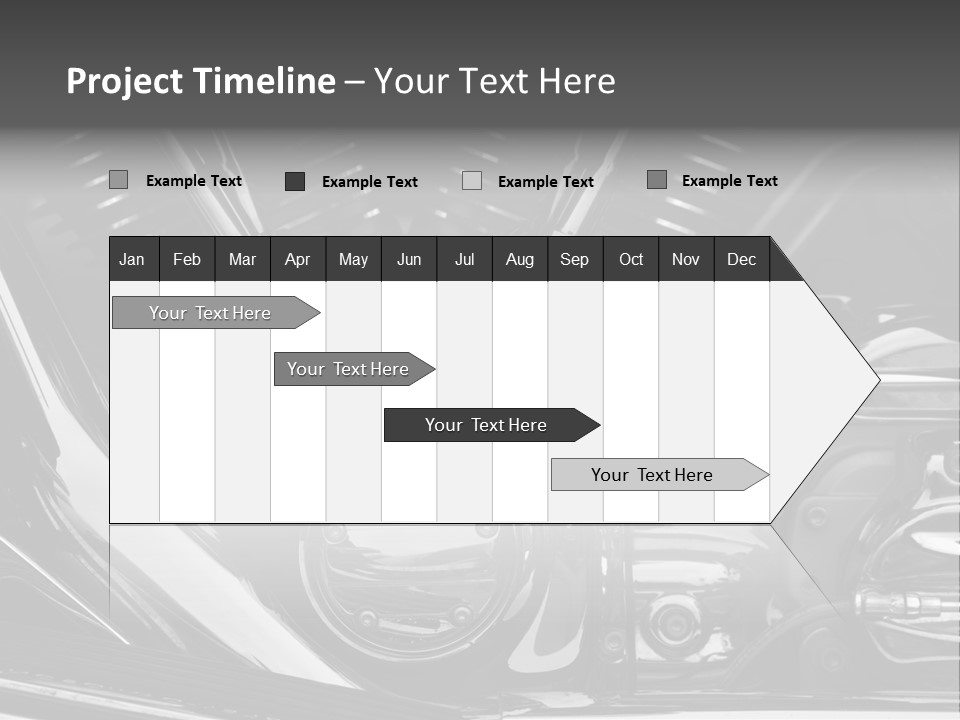 Detail Road Engine PowerPoint Template