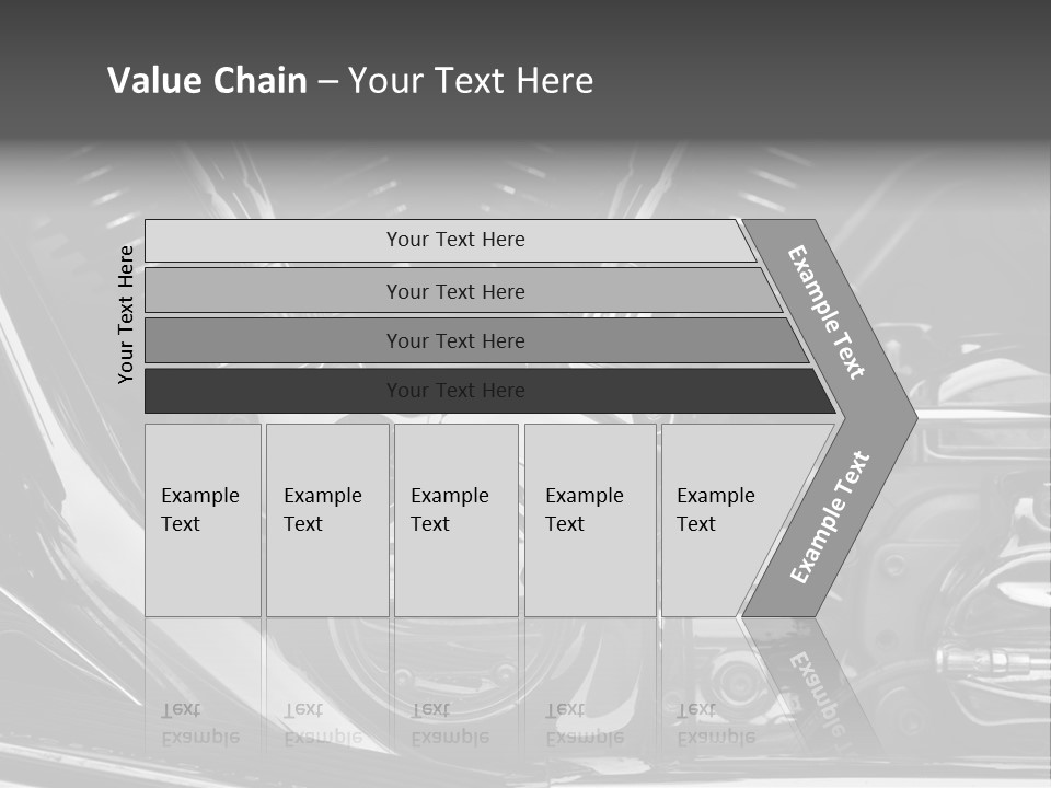Detail Road Engine PowerPoint Template