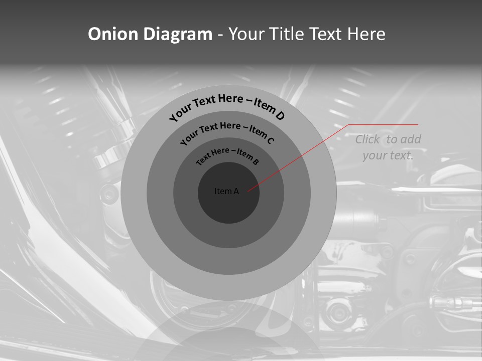 Detail Road Engine PowerPoint Template