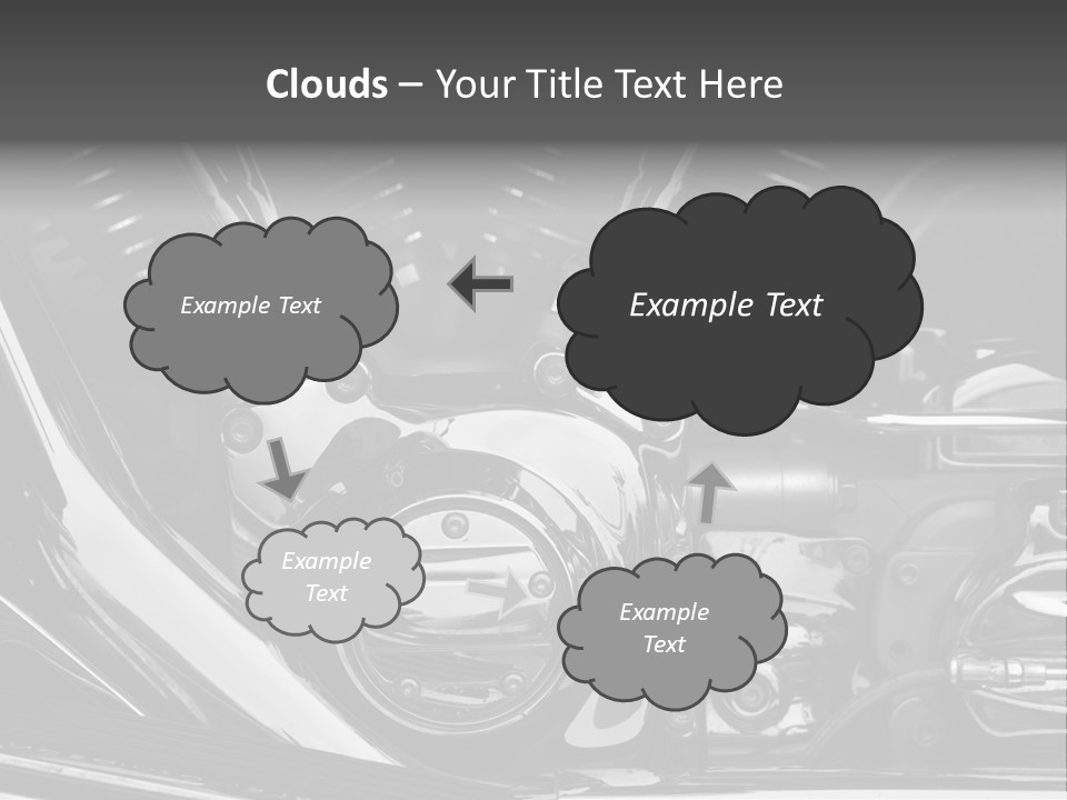 Detail Road Engine PowerPoint Template