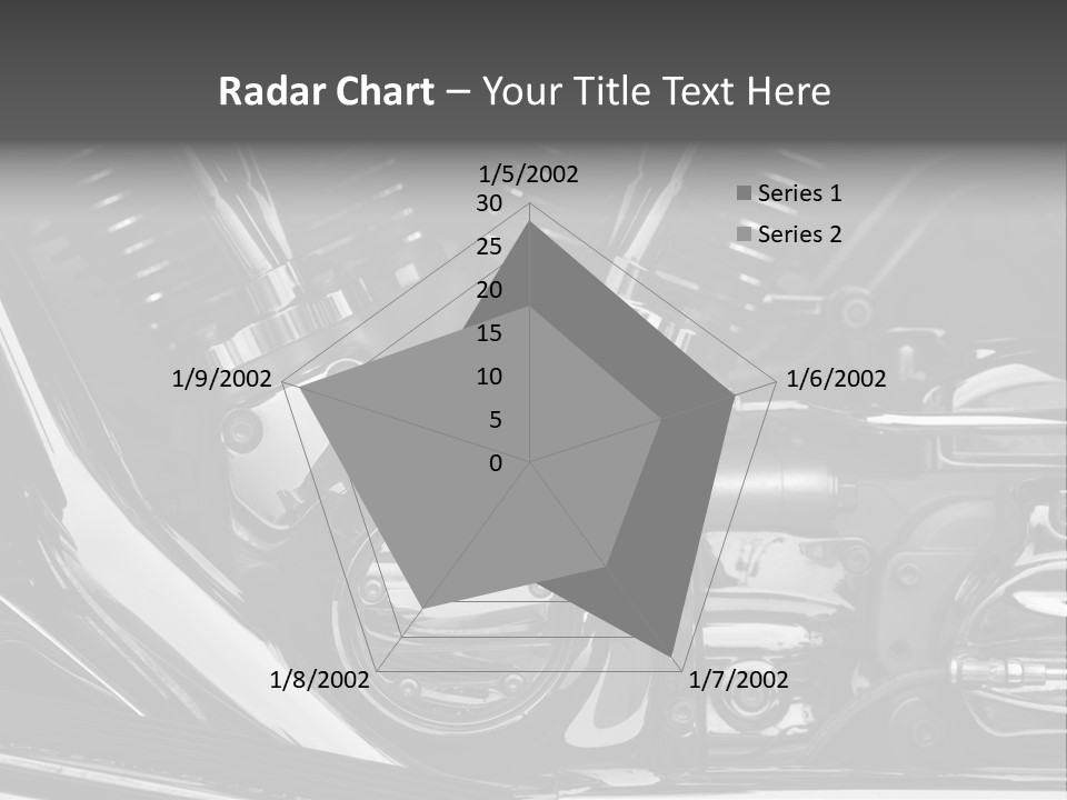 Detail Road Engine PowerPoint Template