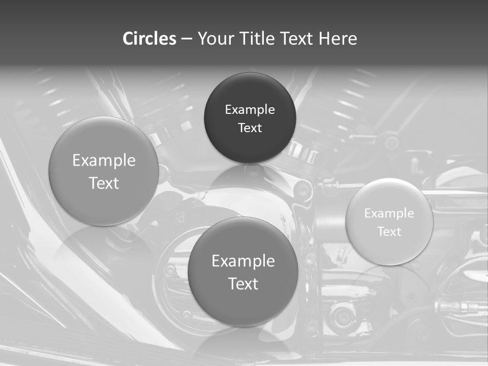 Detail Road Engine PowerPoint Template