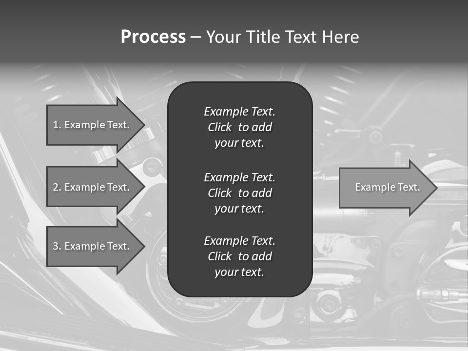 Detail Road Engine PowerPoint Template