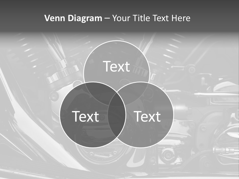 Detail Road Engine PowerPoint Template