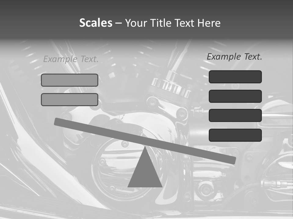 Detail Road Engine PowerPoint Template