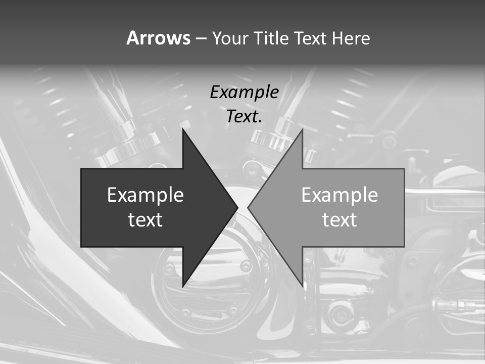 Detail Road Engine PowerPoint Template