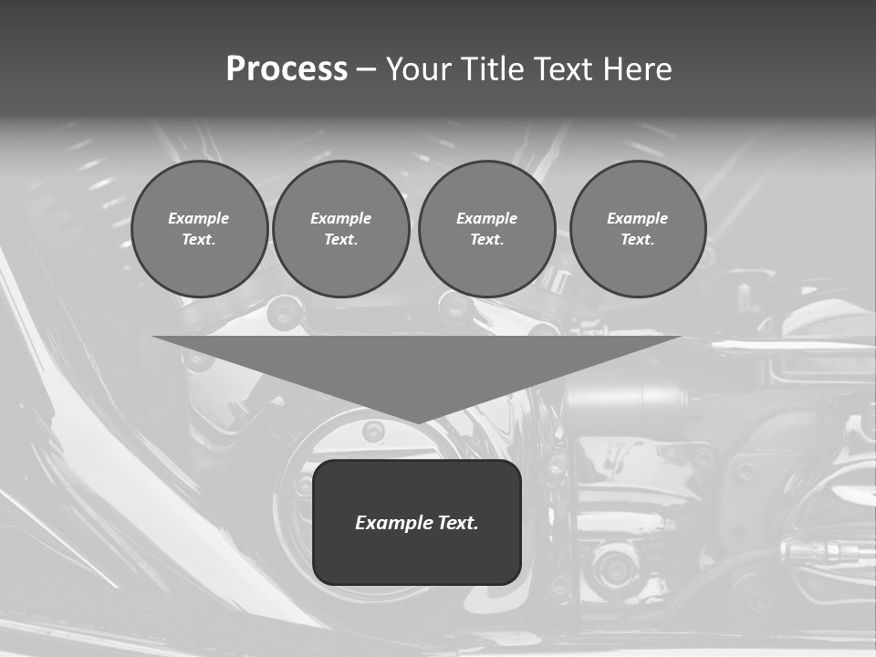 Detail Road Engine PowerPoint Template
