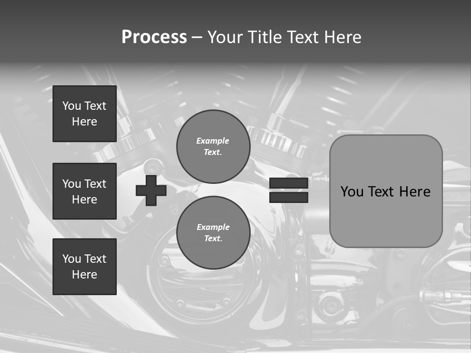 Detail Road Engine PowerPoint Template