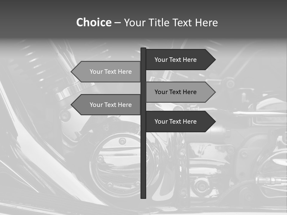 Detail Road Engine PowerPoint Template