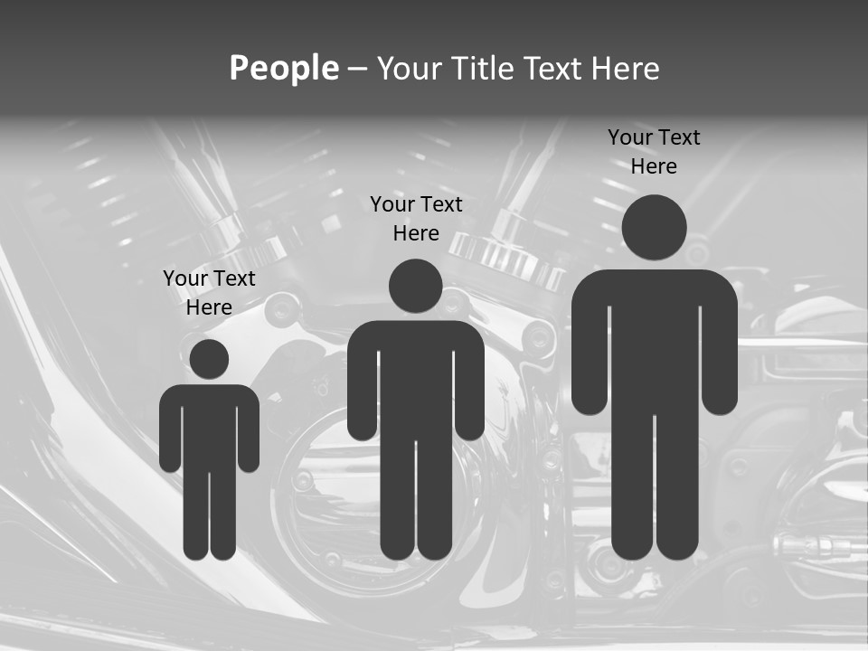 Detail Road Engine PowerPoint Template