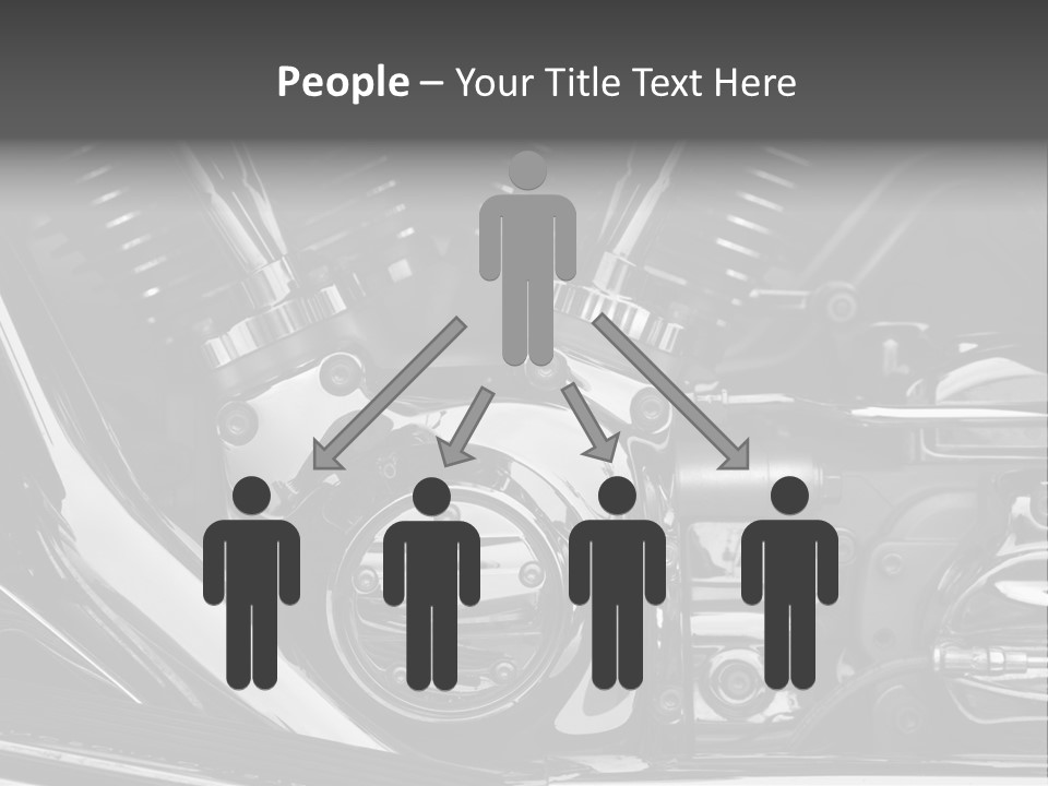 Detail Road Engine PowerPoint Template