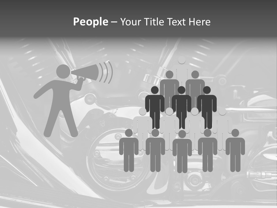 Detail Road Engine PowerPoint Template