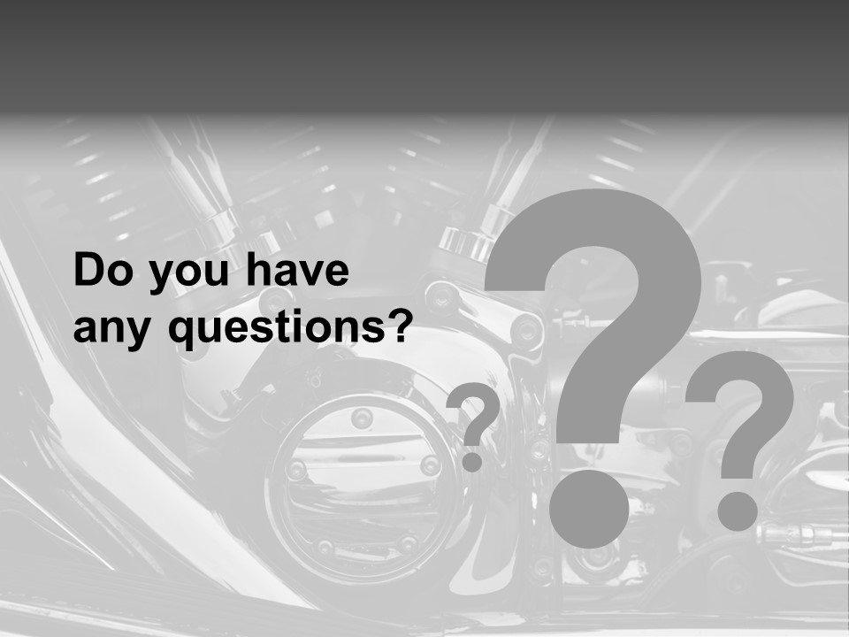 Detail Road Engine PowerPoint Template