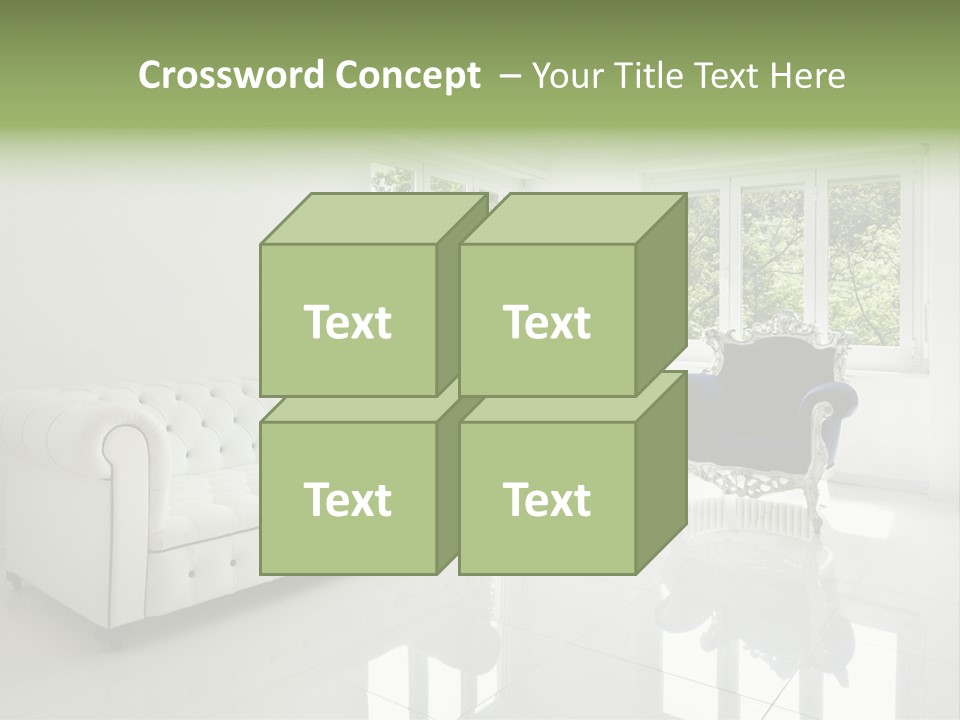Antique Furnished Tiled PowerPoint Template