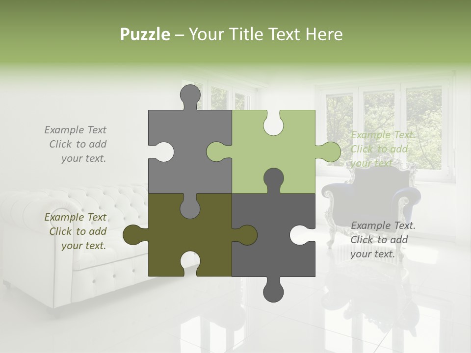 Antique Furnished Tiled PowerPoint Template