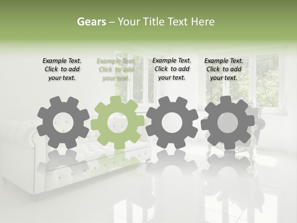 Antique Furnished Tiled PowerPoint Template