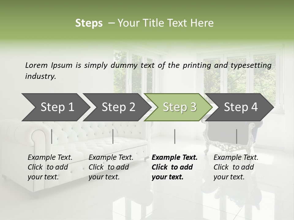 Antique Furnished Tiled PowerPoint Template