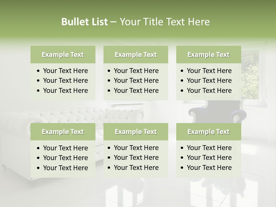Antique Furnished Tiled PowerPoint Template