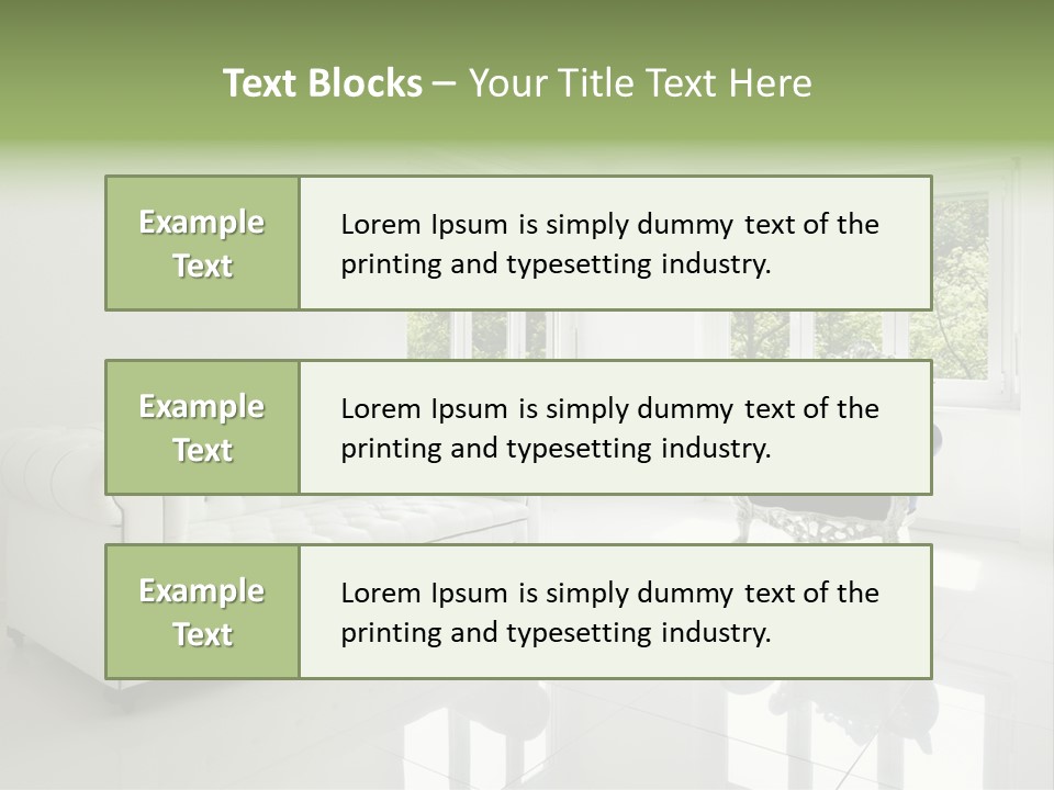 Antique Furnished Tiled PowerPoint Template